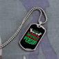 Average Dog Person Necklace Stainless Steel or 18k Gold Dog Tag 24" Chain-Express Your Love Gifts
