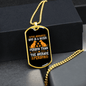 Average Dog Yellow Necklace Stainless Steel or 18k Gold Dog Tag 24" Chain-Express Your Love Gifts