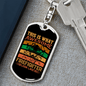 Awesome Firefighter Keychain Stainless Steel or 18k Gold Dog Tag Keyring-Express Your Love Gifts