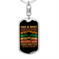 Awesome Firefighter Keychain Stainless Steel or 18k Gold Dog Tag Keyring-Express Your Love Gifts