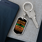 Awesome Firefighter Keychain Stainless Steel or 18k Gold Dog Tag Keyring-Express Your Love Gifts