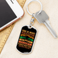 Awesome Firefighter Keychain Stainless Steel or 18k Gold Dog Tag Keyring-Express Your Love Gifts