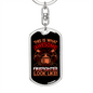 Awesome Firefighter Looks Like Keychain Stainless Steel or 18k Gold Dog Tag Keyring-Express Your Love Gifts
