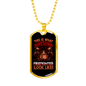 Awesome Firefighter Looks Like Necklace Stainless Steel or 18k Gold Dog Tag 24" Chain-Express Your Love Gifts