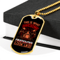 Awesome Firefighter Looks Like Necklace Stainless Steel or 18k Gold Dog Tag 24" Chain-Express Your Love Gifts