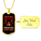 Awesome Firefighter Looks Like Necklace Stainless Steel or 18k Gold Dog Tag 24" Chain-Express Your Love Gifts