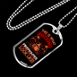 Awesome Firefighter Looks Like Necklace Stainless Steel or 18k Gold Dog Tag 24" Chain-Express Your Love Gifts
