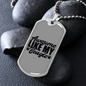 Awesome Like Beagle Necklace Stainless Steel or 18k Gold Dog Tag 24" Chain-Express Your Love Gifts