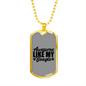 Awesome Like Beagle Necklace Stainless Steel or 18k Gold Dog Tag 24" Chain-Express Your Love Gifts