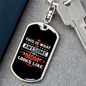 Awesome Mom Looks Like Keychain Stainless Steel or 18k Gold Dog Tag Keyring-Express Your Love Gifts