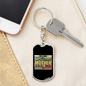 Awesome Mother Looks Like Mom Keychain Stainless Steel or 18k Gold Dog Tag Keyring-Express Your Love Gifts