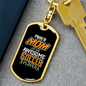 Awesome Soccer Player Mom Keychain Stainless Steel or 18k Gold Dog Tag Keyring-Express Your Love Gifts