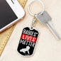 Baby Lives Matter Dog Tag Pendant Keychain Stainless Steel or 18k Gold-Express Your Love Gifts