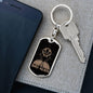 Bad Alien Dog Tag Pendant Keychain Stainless Steel or 18k Gold-Express Your Love Gifts