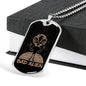 Bad Alien Necklace UFO Alien Fan Gift Stainless Steel or 18k Gold Dog Tag 24" Chain-Express Your Love Gifts