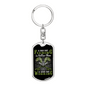 Bad Day Fishing Keychain Stainless Steel or 18k Gold Dog Tag Keyring-Express Your Love Gifts