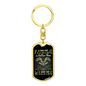Bad Day Fishing Keychain Stainless Steel or 18k Gold Dog Tag Keyring-Express Your Love Gifts