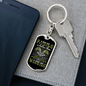Bad Day Fishing Keychain Stainless Steel or 18k Gold Dog Tag Keyring-Express Your Love Gifts