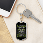 Bad Day Fishing Keychain Stainless Steel or 18k Gold Dog Tag Keyring-Express Your Love Gifts