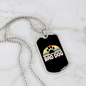 Bad Dog Necklace Stainless Steel or 18k Gold Dog Tag 24" Chain-Express Your Love Gifts
