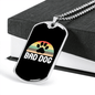 Bad Dog Necklace Stainless Steel or 18k Gold Dog Tag 24" Chain-Express Your Love Gifts