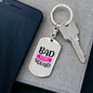 Bad Moms Squad Keychain Stainless Steel or 18k Gold Dog Tag Keyring-Express Your Love Gifts