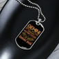 Badass Gemini Zodiac Necklace Stainless Steel or 18k Gold Dog Tag 24" Chain-Express Your Love Gifts