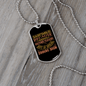 Badass Sagittarius Zodiac Necklace Stainless Steel or 18k Gold Dog Tag 24" Chain-Express Your Love Gifts
