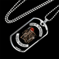 Badass Truckers Dog Tag Stainless Steel or 18k Gold 24" Chain-Express Your Love Gifts