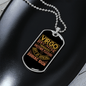 Virgo Became Zodiac Necklace Stainless Steel or 18k Gold Dog Tag 24" Chain-Express Your Love Gifts