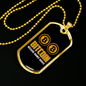 Bank Sucks Bitcoin Rules Crypto Necklace Stainless Steel or 18k Gold Dog Tag 24" Chain-Express Your Love Gifts