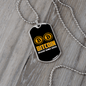 Bank Sucks Bitcoin Rules Crypto Necklace Stainless Steel or 18k Gold Dog Tag 24" Chain-Express Your Love Gifts