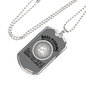 Bass Fishing Necklace Stainless Steel or 18k Gold Dog Tag 24" Chain-Express Your Love Gifts