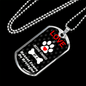 Basset Fauve De Bretagne Love Is Stainless Steel or 18k Gold Dog Tag 24" Chain-Express Your Love Gifts