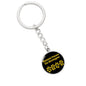 Basset Fauve De Bretagne Mama Circle Keychain Stainless Steel or 18k Gold Dog Mom Pendant-Express Your Love Gifts