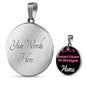 Basset Fauve De Bretagne Mama Necklace Circle Pendant Stainless Steel or 18k Gold 18-22" Dog Mom Pendant-Express Your Love Gifts