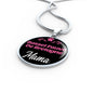 Basset Fauve De Bretagne Mama Necklace Circle Pendant Stainless Steel or 18k Gold 18-22" Dog Mom Pendant-Express Your Love Gifts