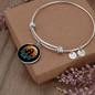 Basset Hound Mom Bracelet Stainless Steel or 18k Gold Circle Bangle-Express Your Love Gifts