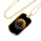 Basset Hound Mom Necklace Stainless Steel or 18k Gold Dog Tag 24" Chain-Express Your Love Gifts