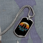 Basset Hound Mom Necklace Stainless Steel or 18k Gold Dog Tag 24" Chain-Express Your Love Gifts
