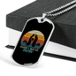Basset Hound Mom Necklace Stainless Steel or 18k Gold Dog Tag 24" Chain-Express Your Love Gifts