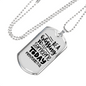 Be A Blessing Proverbs 11:25 Necklace Stainless Steel or 18k Gold Dog Tag 24" Chain-Express Your Love Gifts