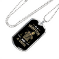 Be A Hunter And A Saver Hunting Necklace Stainless Steel or 18k Gold Dog Tag 24"-Express Your Love Gifts