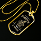 Be A Hunter And A Saver Hunting Necklace Stainless Steel or 18k Gold Dog Tag 24"-Express Your Love Gifts