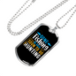 Be Back To Go Hunting Necklace Stainless Steel or 18k Gold Dog Tag 24" Chain-Express Your Love Gifts