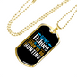Be Back To Go Hunting Necklace Stainless Steel or 18k Gold Dog Tag 24" Chain-Express Your Love Gifts