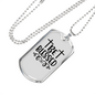 Be Blessed Cross Necklace Stainless Steel or 18k Gold Dog Tag 24" Chain-Express Your Love Gifts