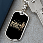 Be Brave Be Hunter Hunter'S Keychain Gift Stainless Steel or 18k Gold Dog Tag Keyring-Express Your Love Gifts