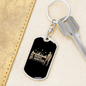 Be Brave Be Hunter Hunter'S Keychain Gift Stainless Steel or 18k Gold Dog Tag Keyring-Express Your Love Gifts