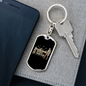 Be Brave Be Hunter Hunter'S Keychain Gift Stainless Steel or 18k Gold Dog Tag Keyring-Express Your Love Gifts
